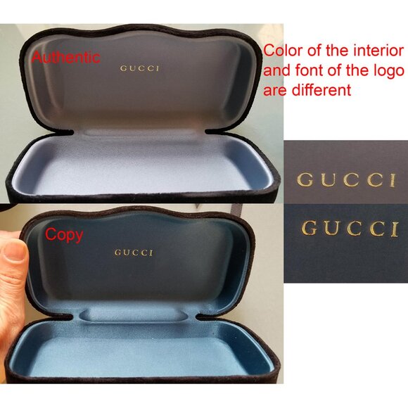 GUCCI SUNGLASSES GG0212S 002 CAT EYE HAVANA GOLD PEARL ACCENTS BUMBLEBEE - Picture 11 of 12